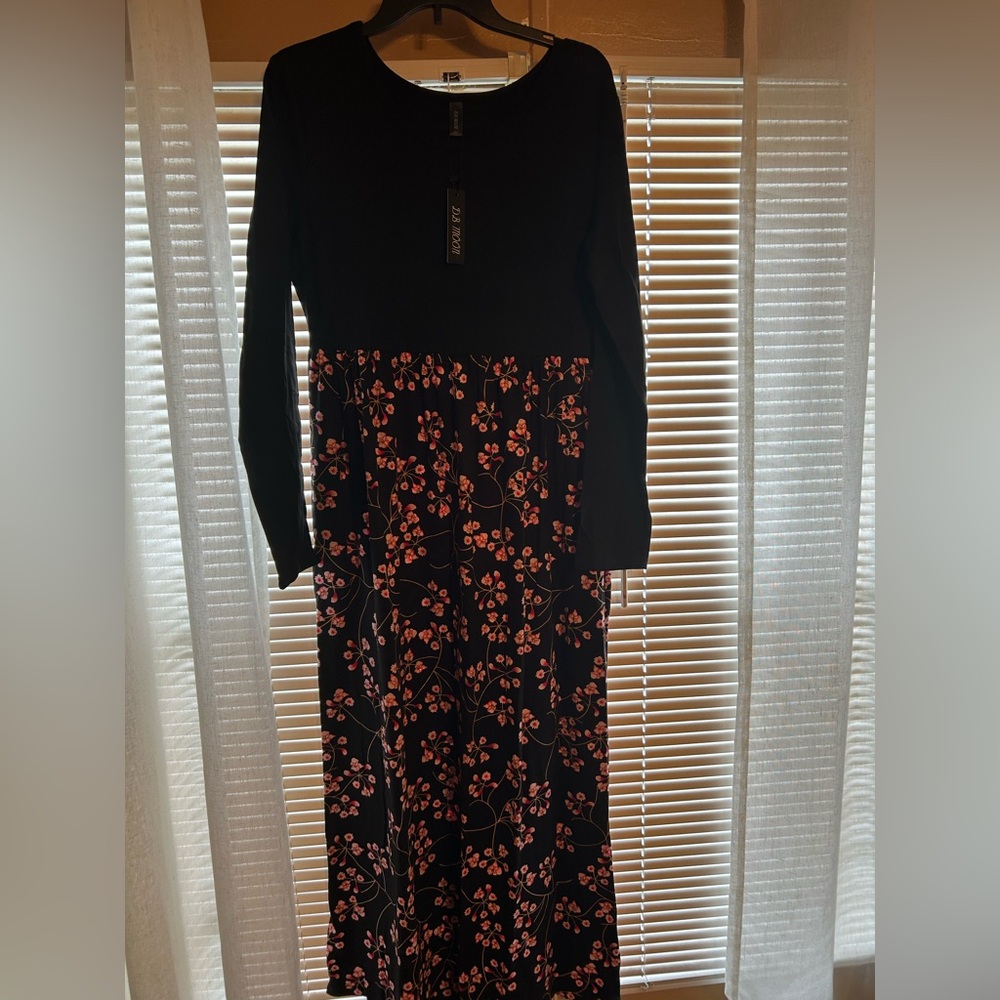 Brand new db moon long sleeve maxi dress